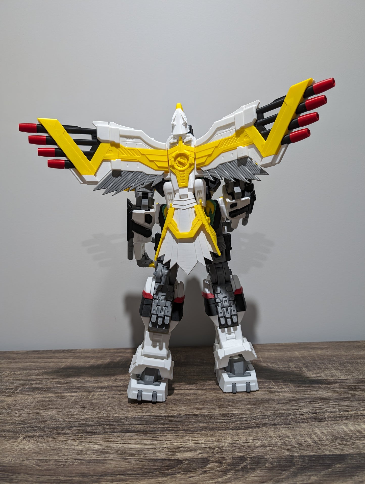 Guardian Angel (WhiteTiger-Falcon Zord) Articulated - 3D Print