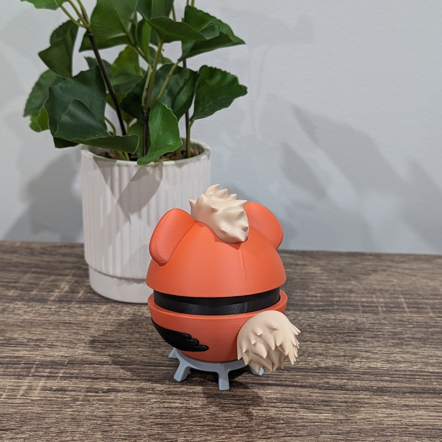 Growlithe Poke Ball | 3D Printed Display Ball