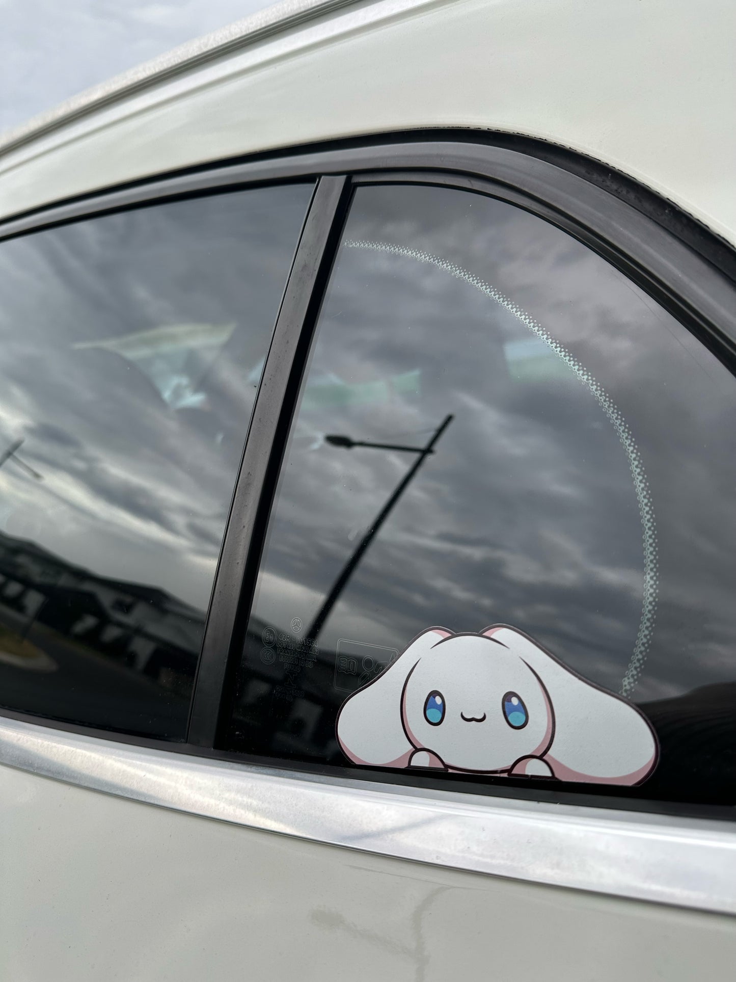 Cute Cinnamoroll Car Window Peeker  UV DTF Sticker