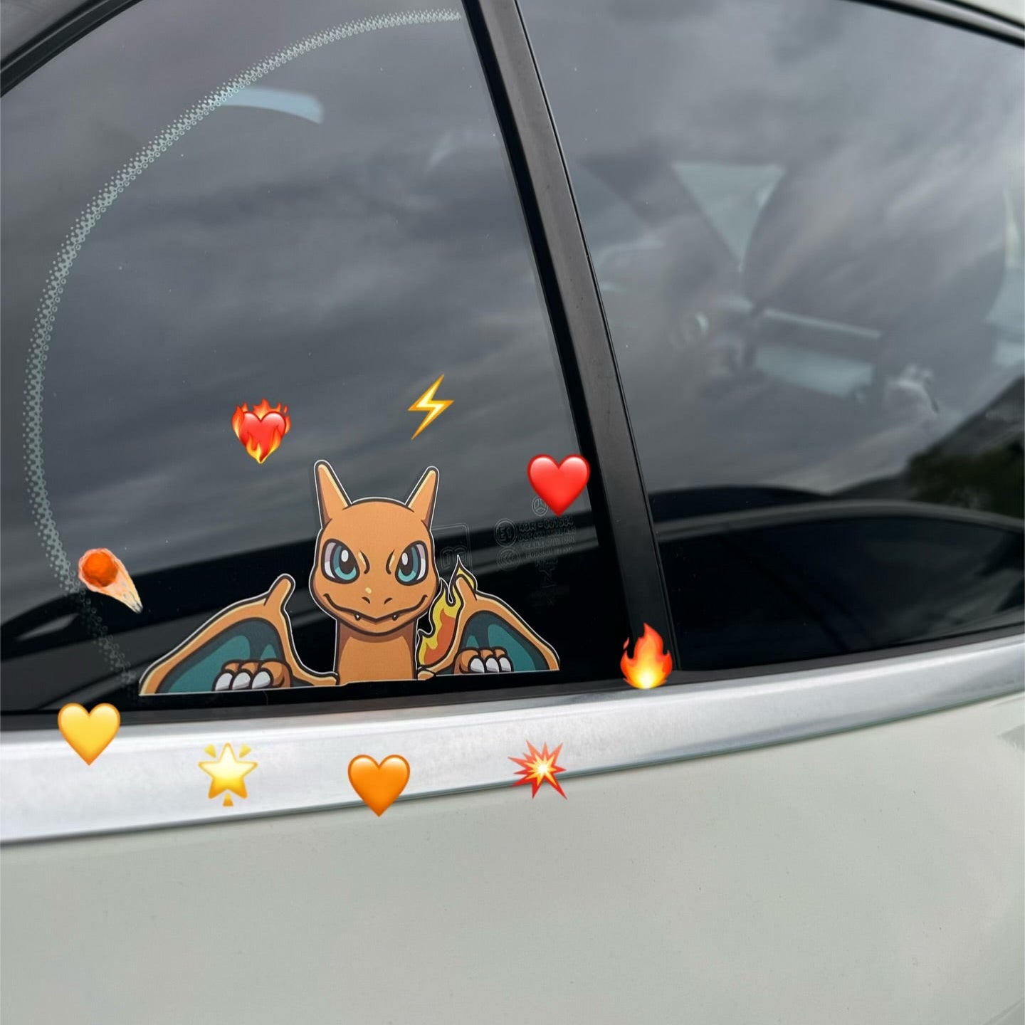 Charizard Peeker UV DTF Sticker