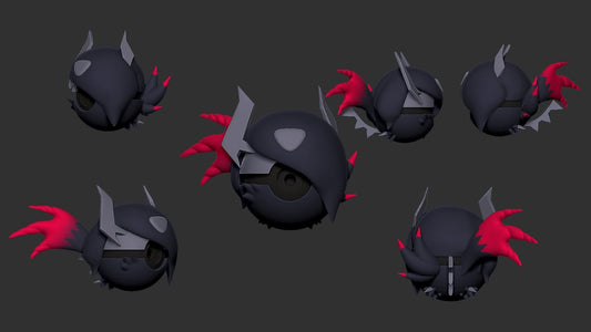 Absol (Mega Z) Poke Ball | 3D Printed Display Ball