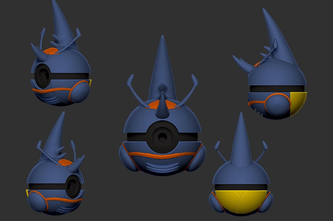 Heracross (Mega) Poke Ball | 3D Printed Display Ball