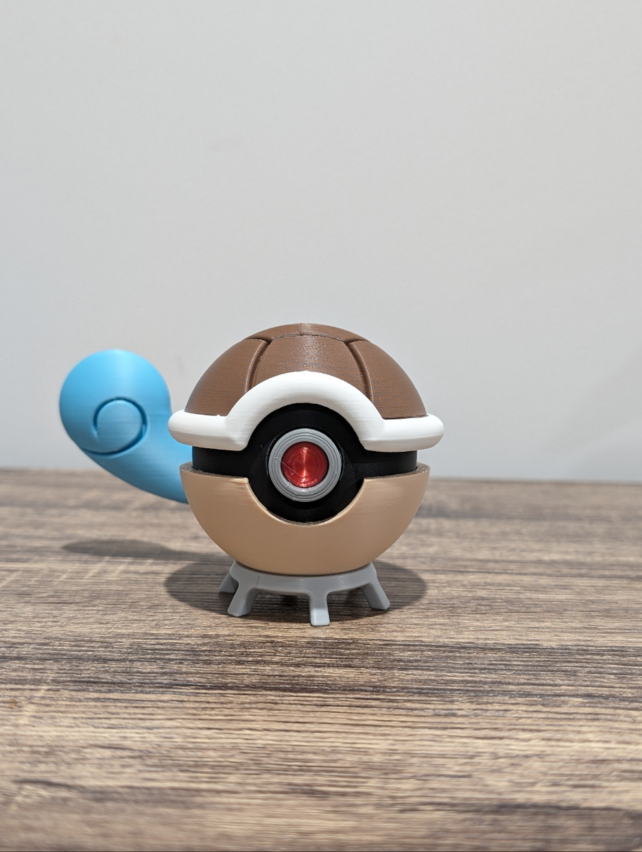 Squirtle Themed Pokeball