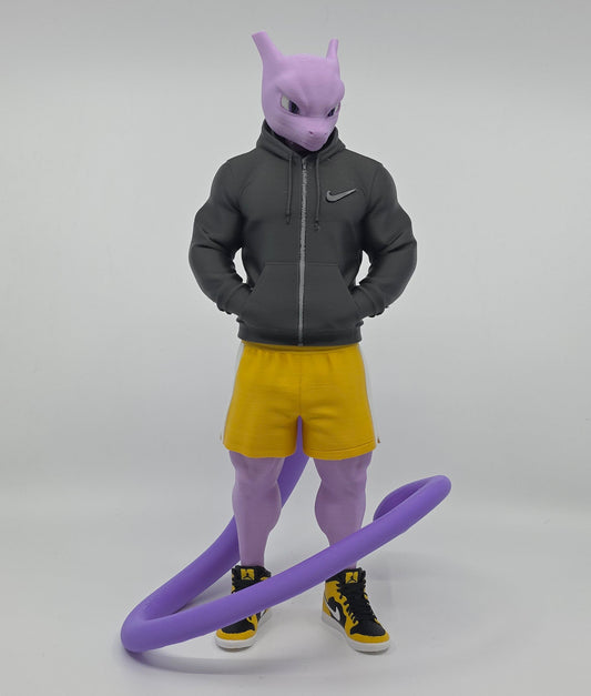 Mewtwo Urban Style | 3D Printed Statue