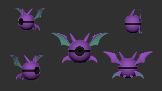 Crobat Poke Ball | 3D Printed Display Ball