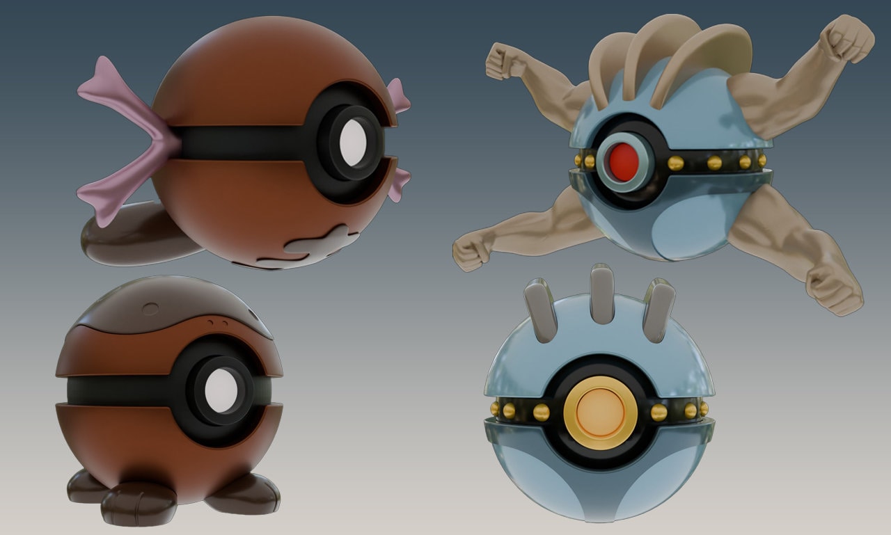 Custom Pokeball Design – 3DbyDee