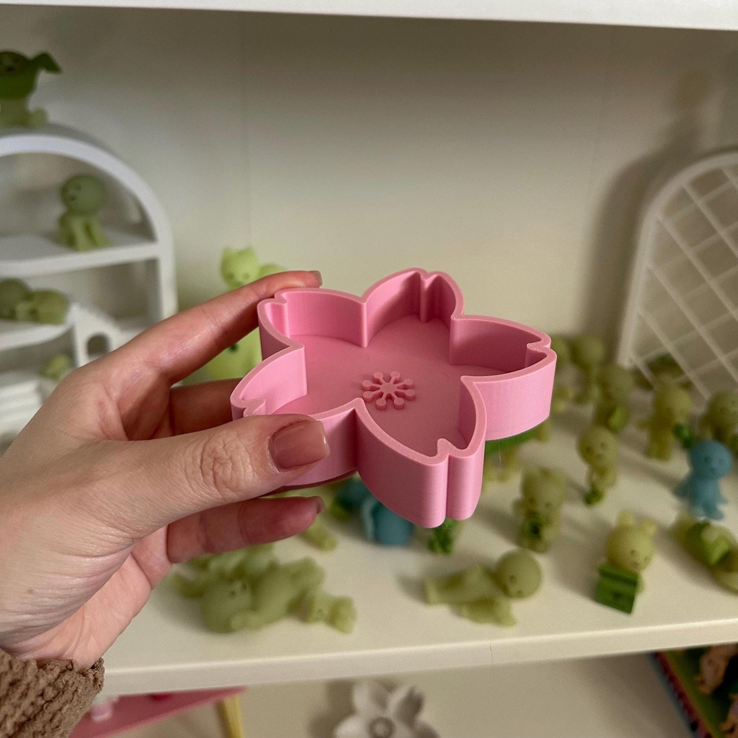 3D Printed Sakura Tray: Kawaii Desk Decor