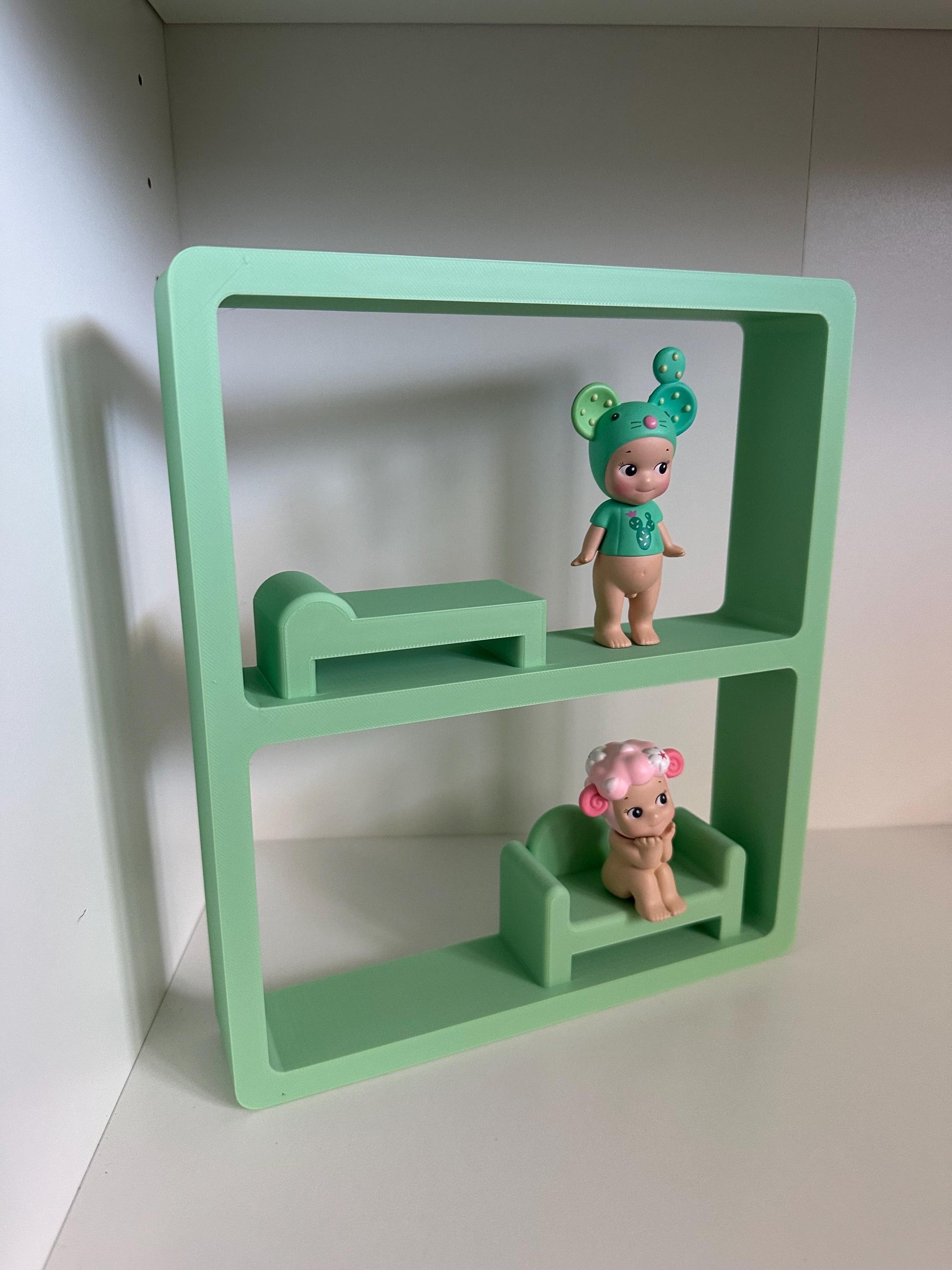 3D Printed PLA Display Shelf: Office Decor, Mini Figures