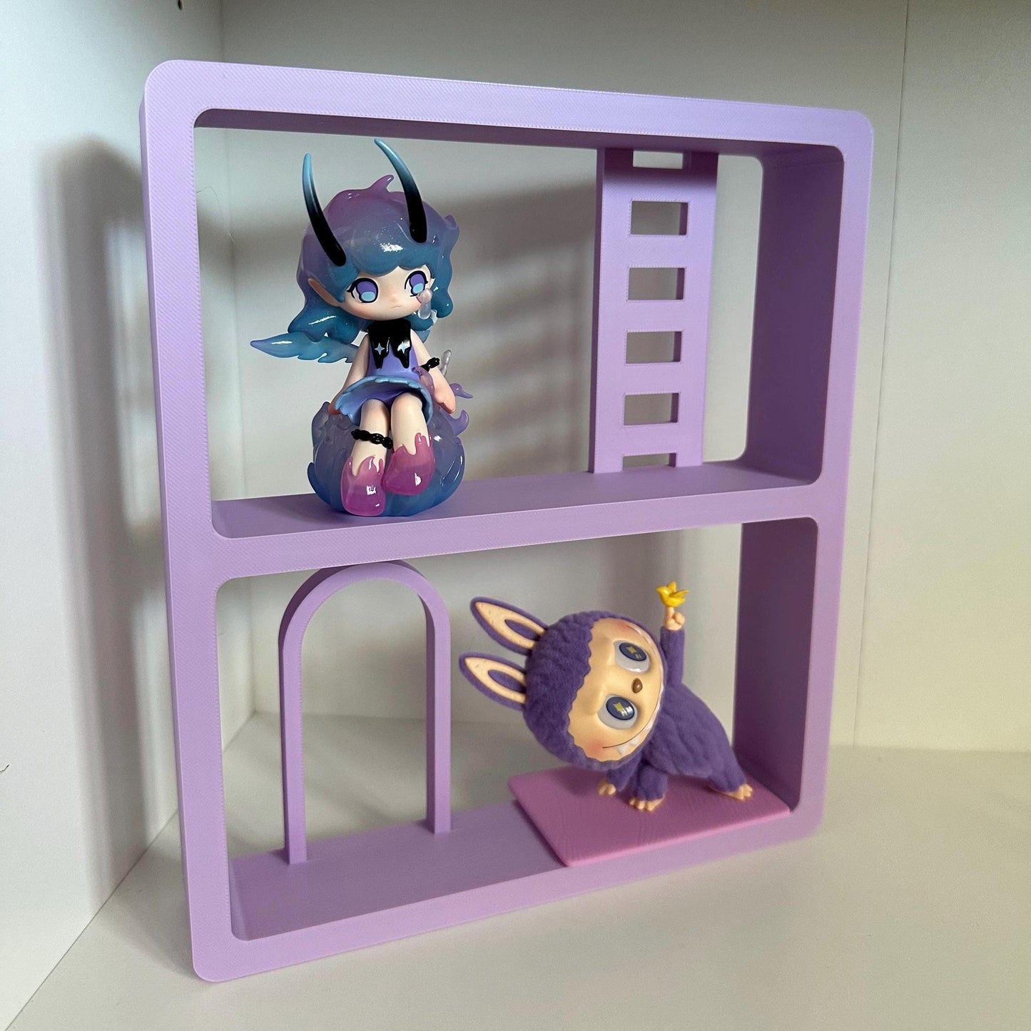 3D Printed PLA Display Shelf: Figurine & Office Decor