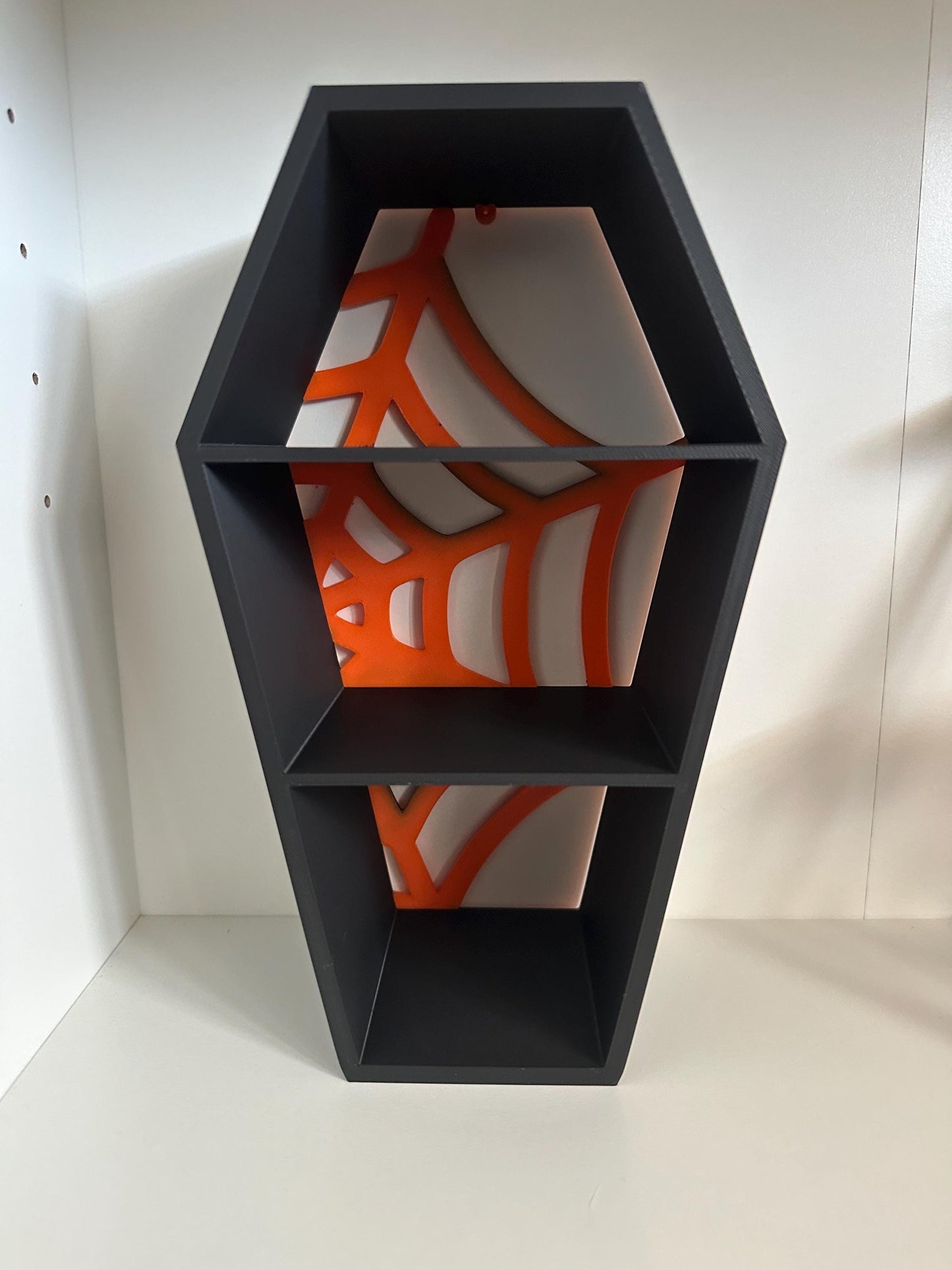 3D Printed PLA Display Stand Coffin: Figure Collector Desk Decor