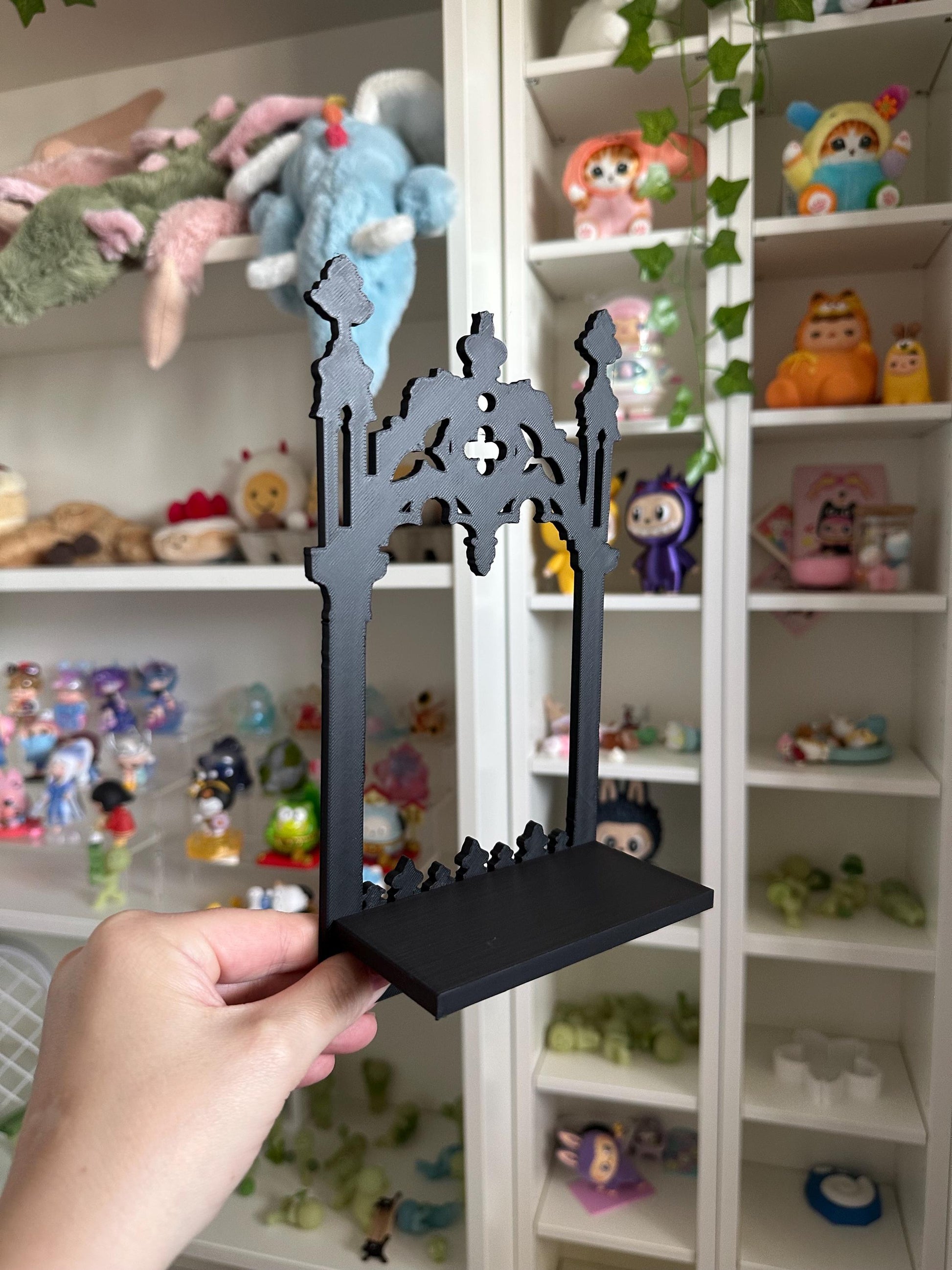 3D Printed PLA Display Self: Figure Collector Desk Decor