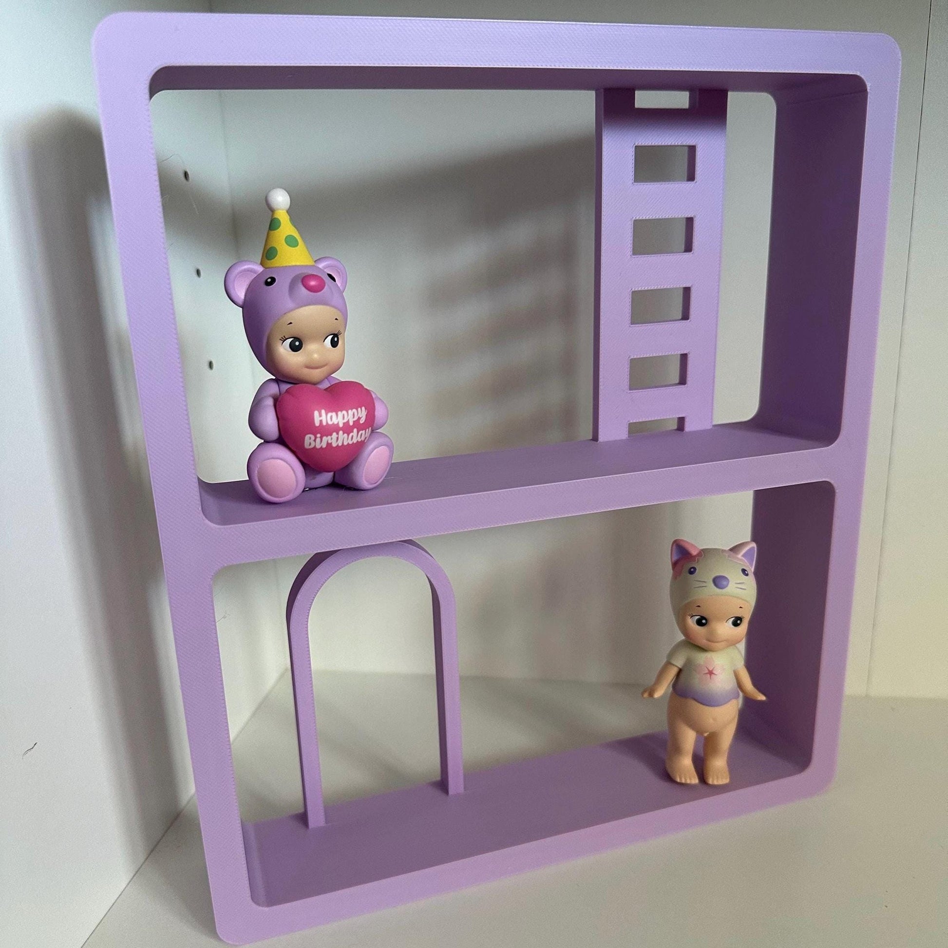 3D Printed PLA Display Shelf: Figurine & Office Decor