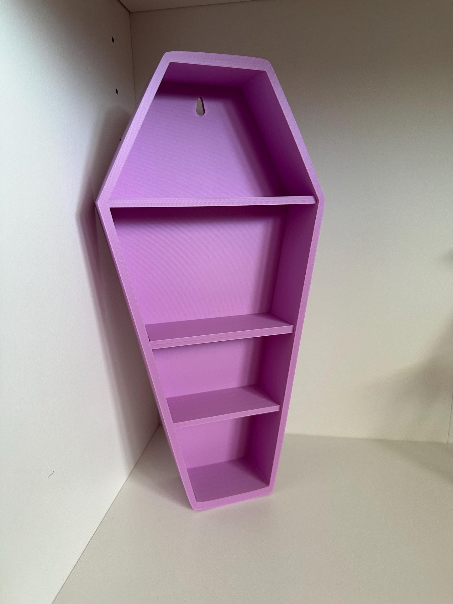 3D Printed PLA Display Stand Coffin: Figure Collector Desk Decor
