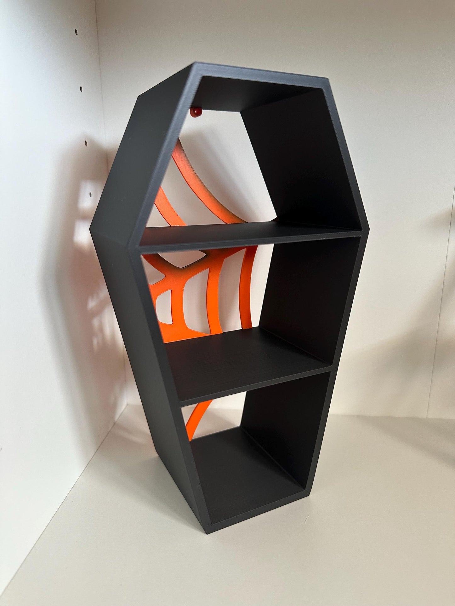 3D Printed PLA Display Stand Coffin: Figure Collector Desk Decor