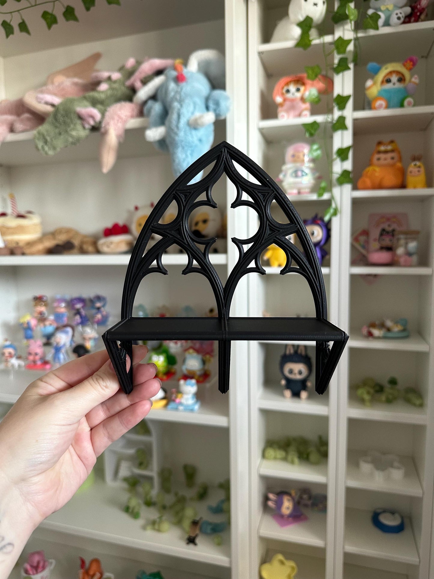 3D Printed PLA Display Self: Figure Collector Desk Decor