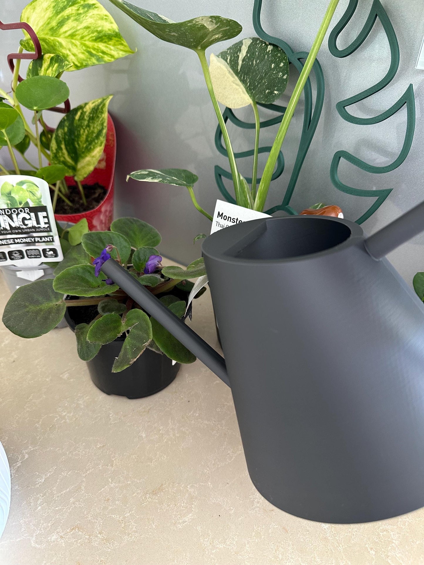 3D Printed PLA Watering Can Style Modern