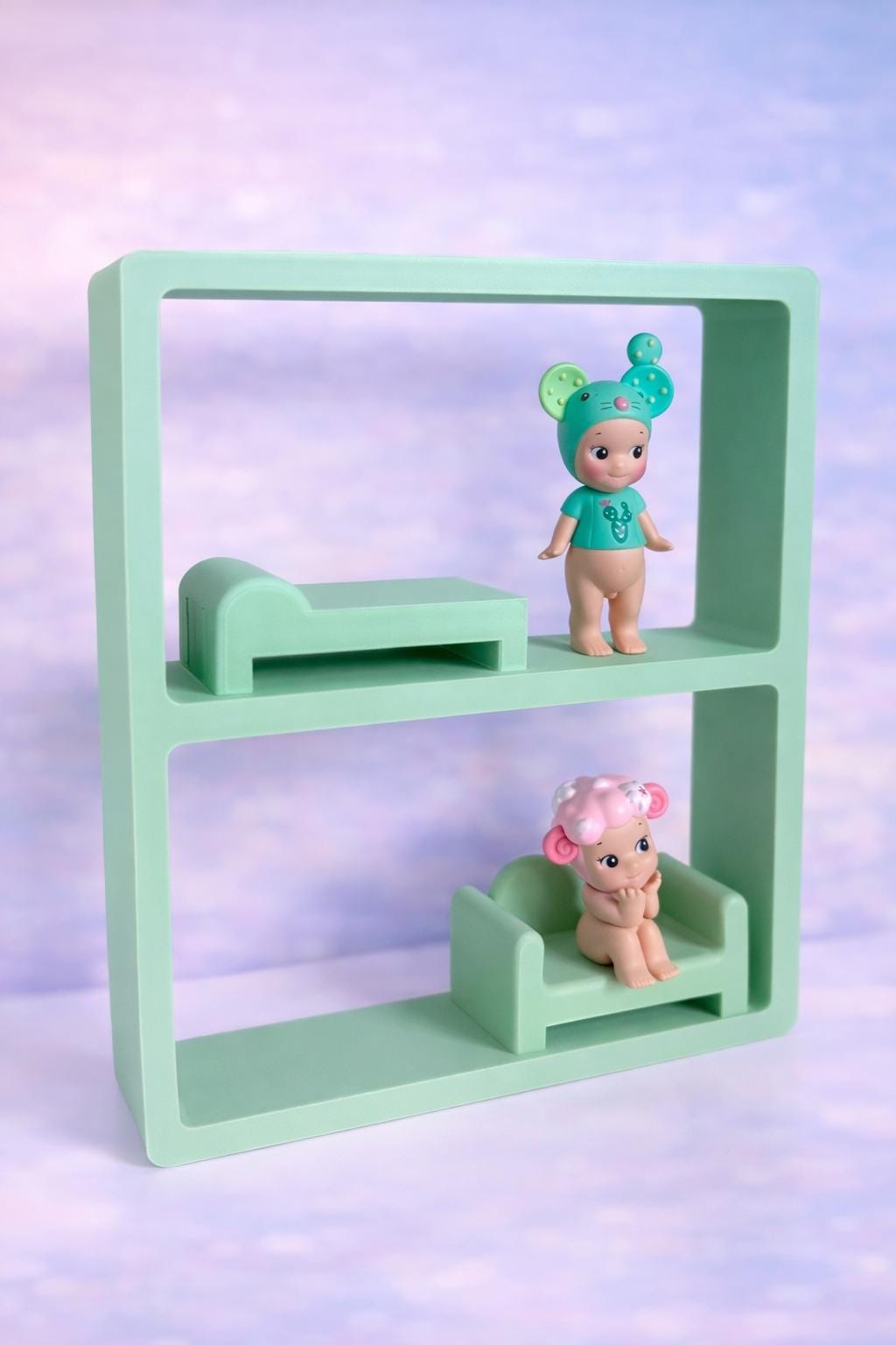 3D Printed PLA Display Shelf: Office Decor, Mini Figures