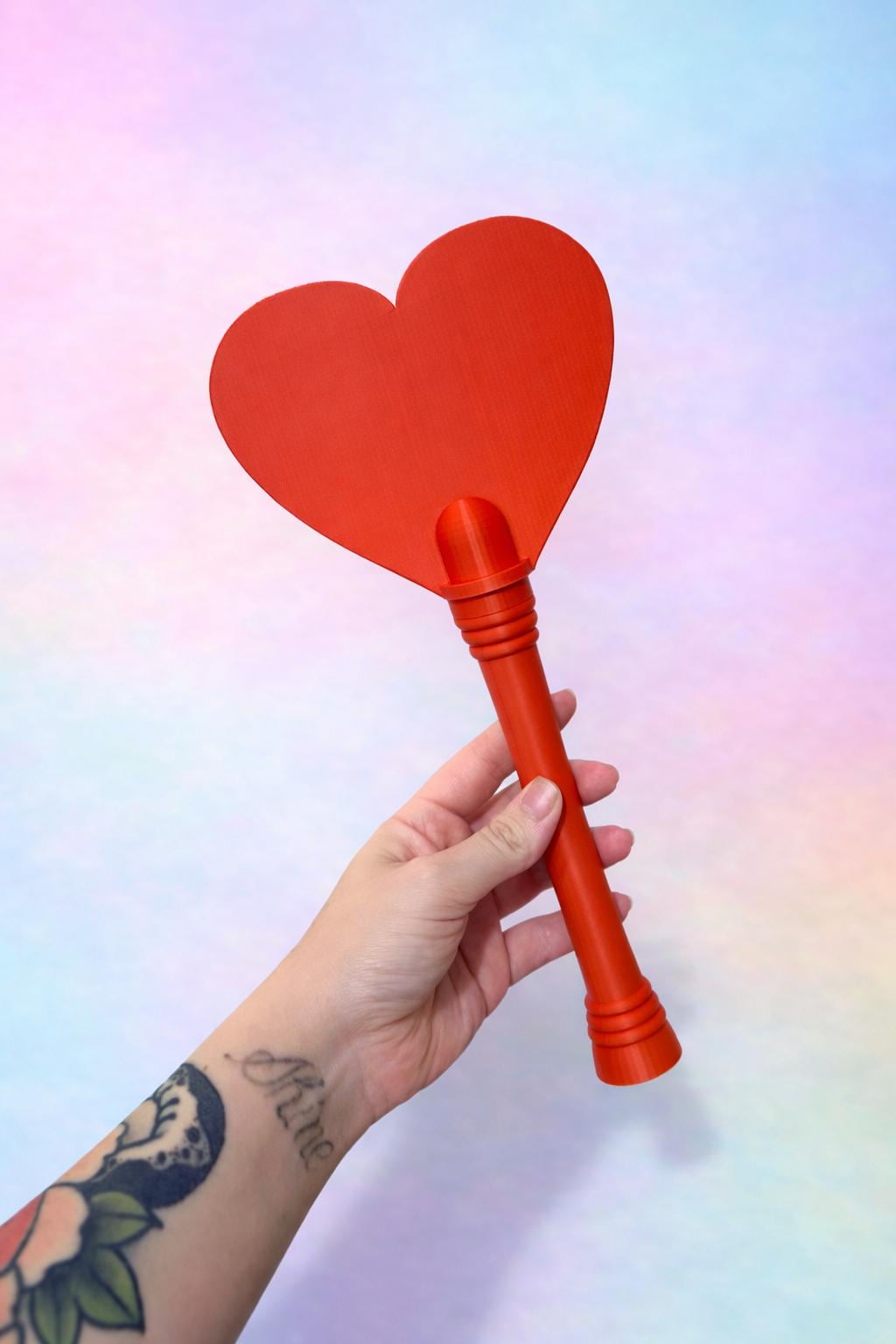 Tap-to-Pay Magic Heart Wand – Credit & Debit Card Holder for Pranks, Raves, and Contactless Payments