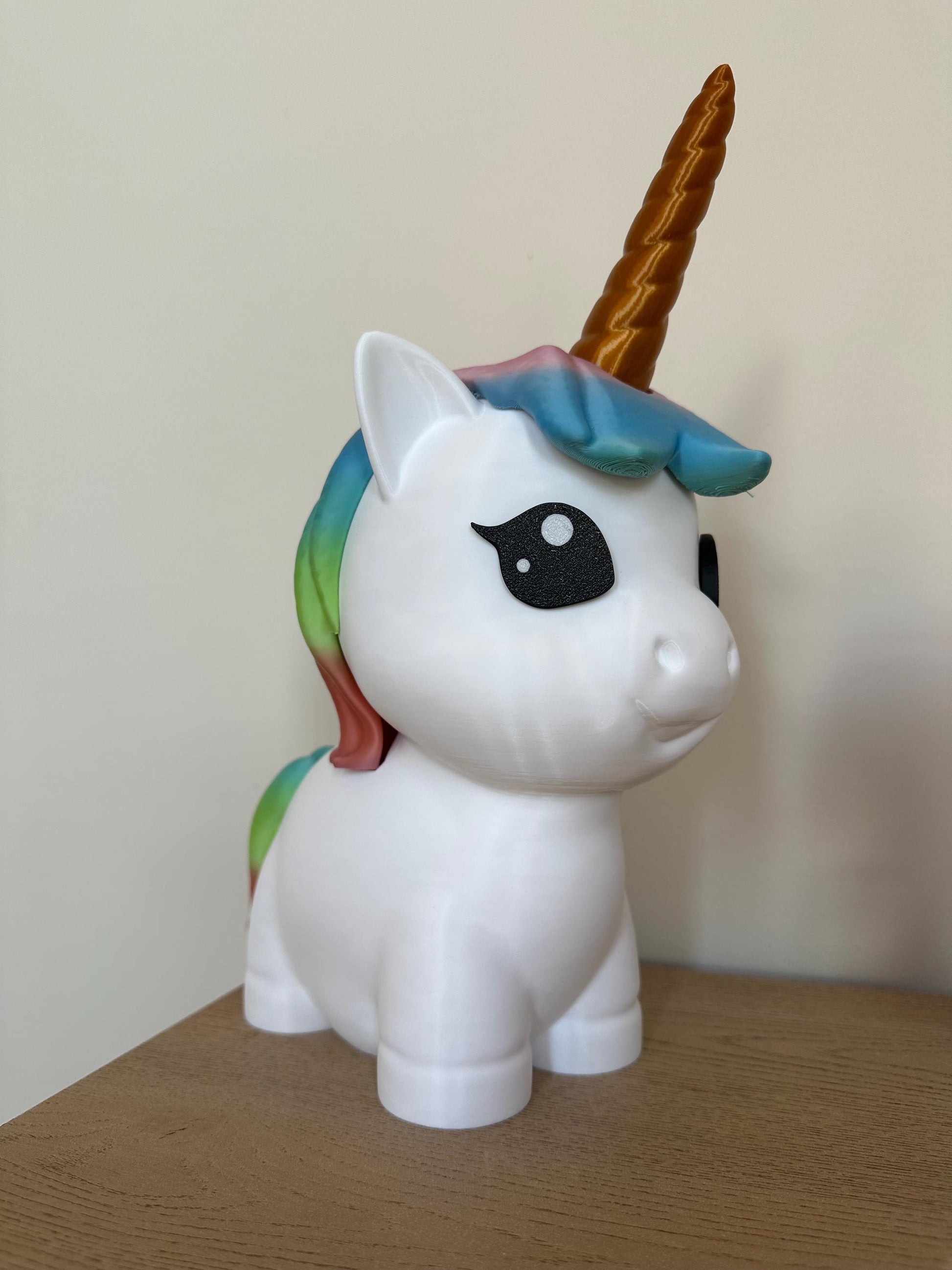 Unicorn Money Box 3D Printed
