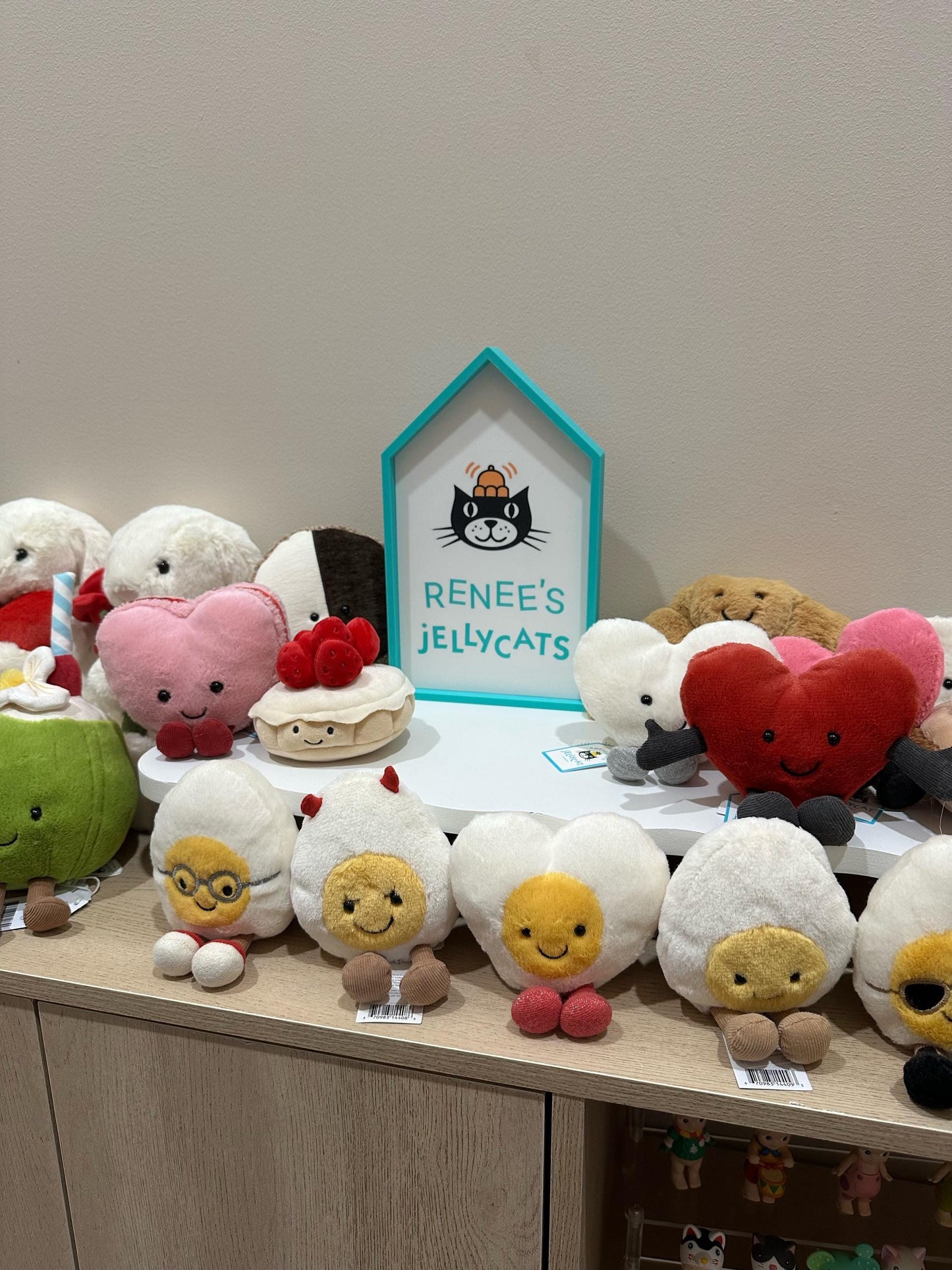 Custom Name 3D Printed Jellycat Shop Display Sign