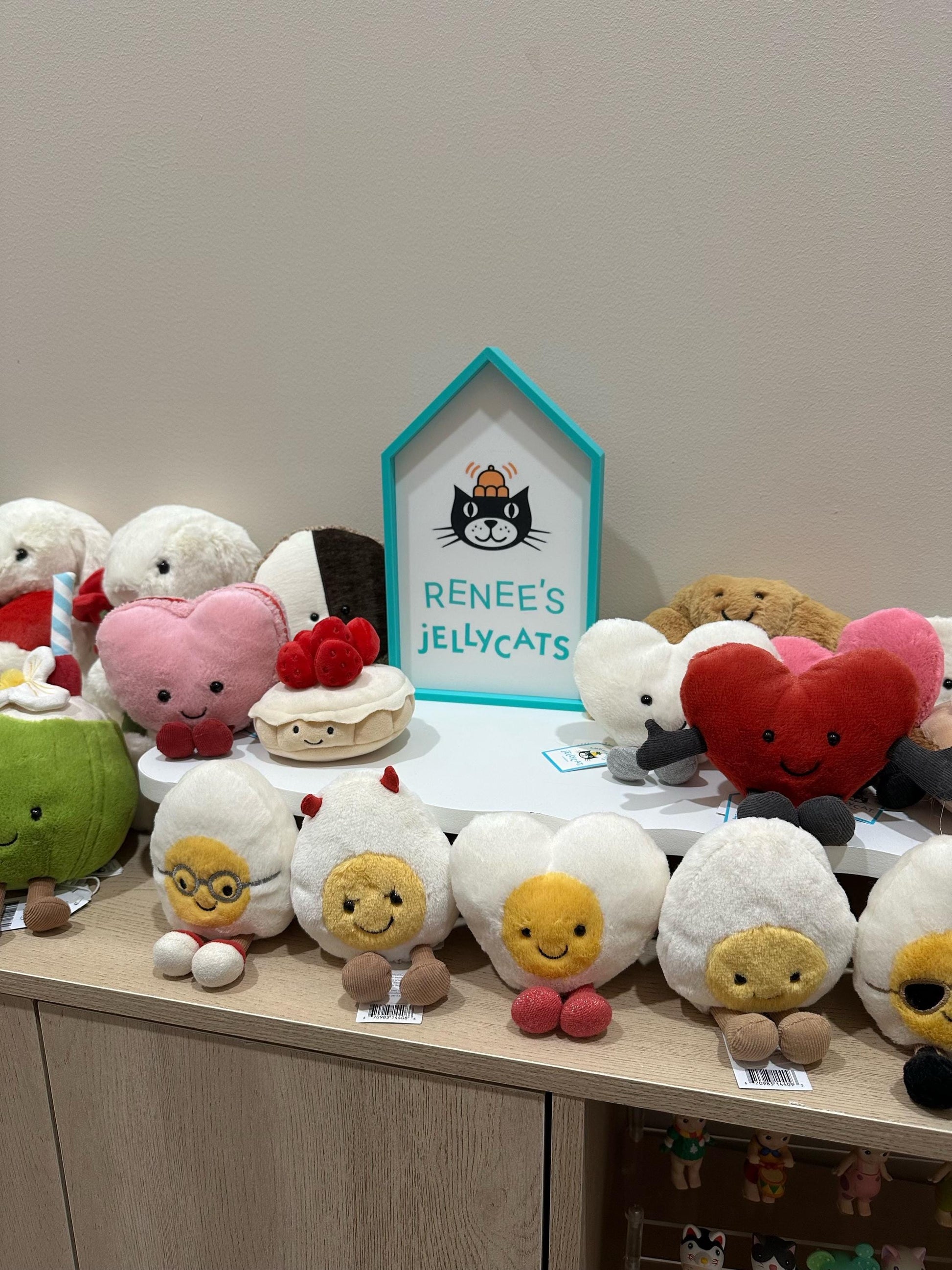 Custom Name 3D Printed Jellycat Shop Display Sign