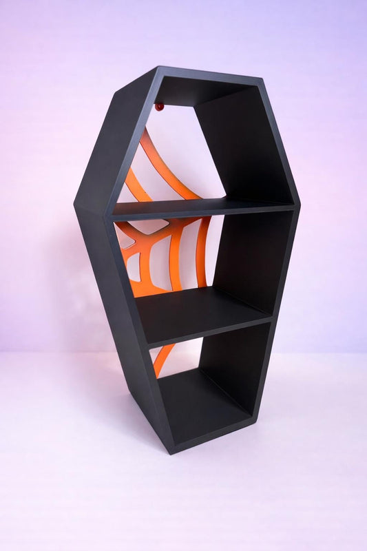 3D Printed PLA Display Stand Coffin: Figure Collector Desk Decor
