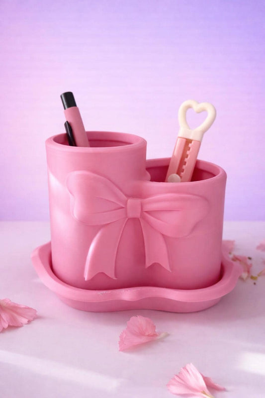 3D Printed PLA Bow Makeup/Stationery Holder