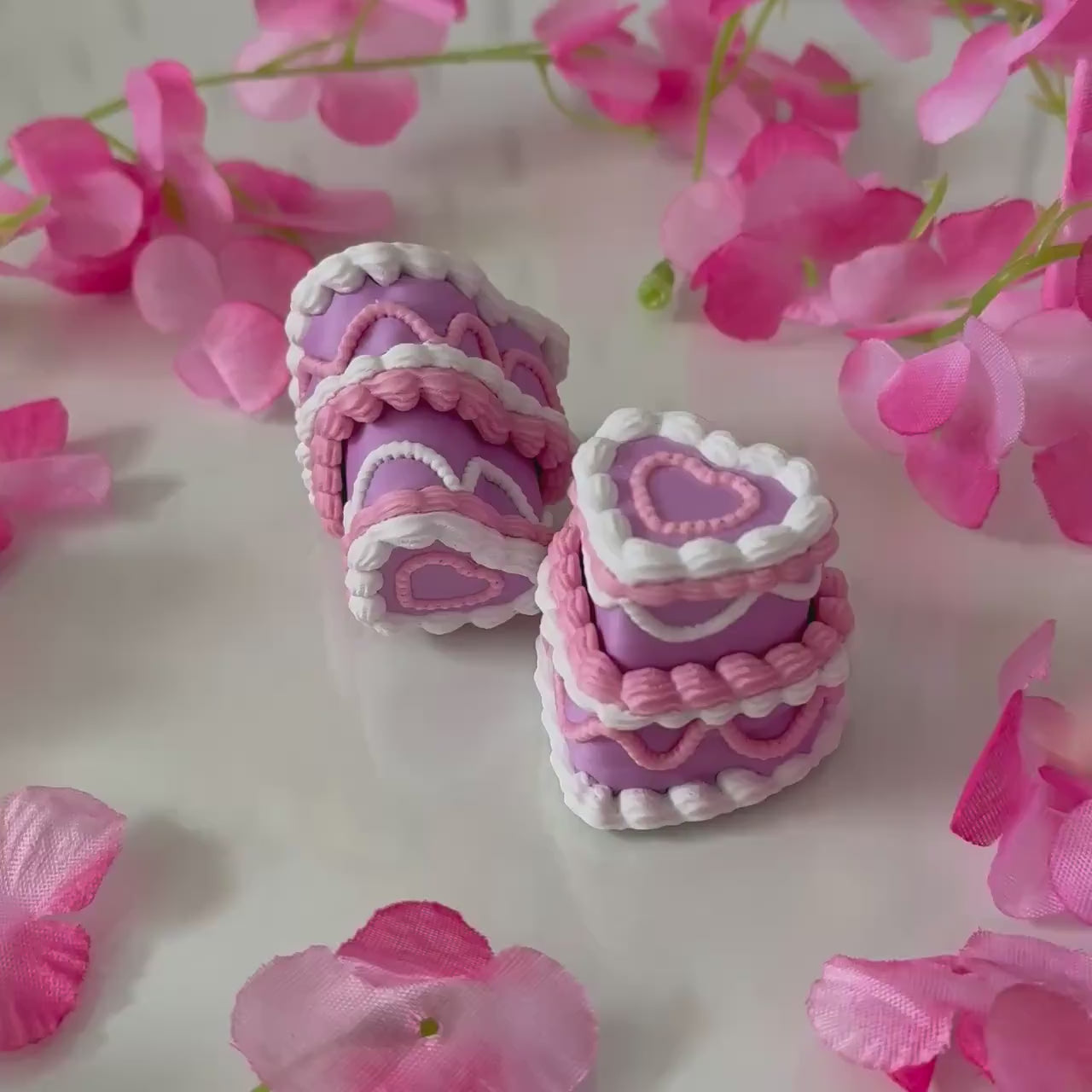 3D Printed Cake Fidget Clicker: Kawaii Desk Toy