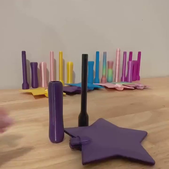 3D Printed Magic Wand Card Holder – Adjustable Length, PLA Material, Prank Prop