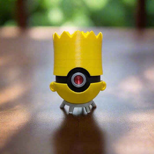 Bart Simpson Themed Pokeball