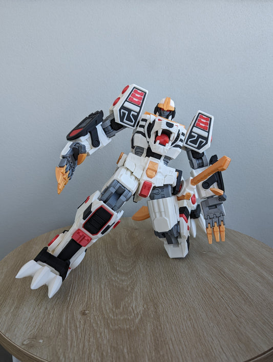 King Tiger (Tiger Zord) Articulated - 3D Print