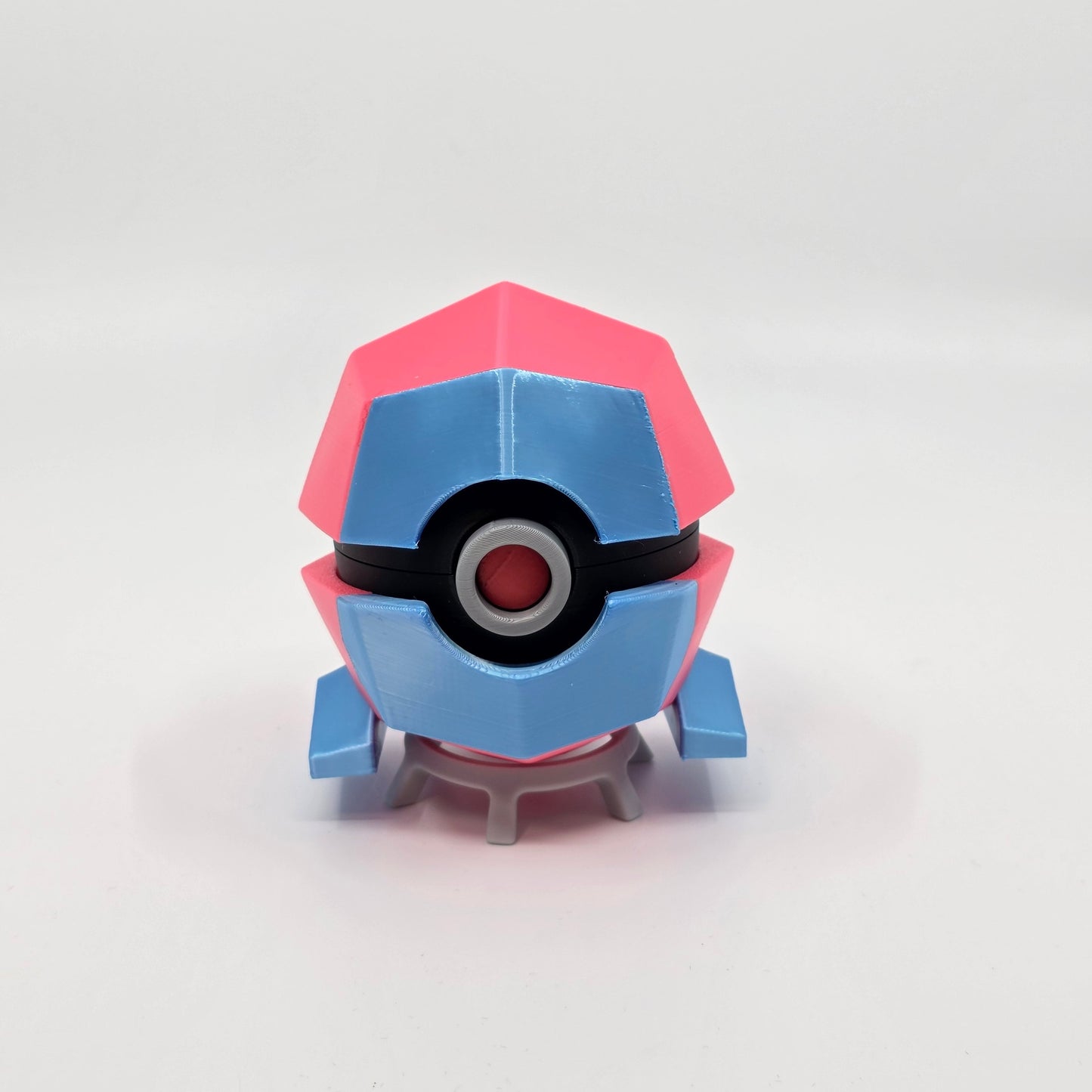 Porygon Poke Ball – Custom Themed 3D Printed Model | Durable PLA Display