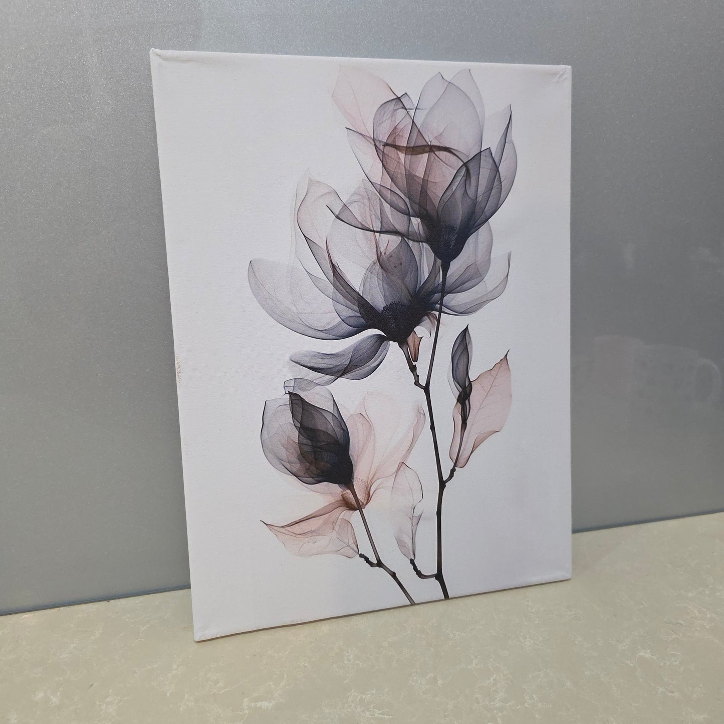 Abstract Magnolia UV Printed Canvas Wall Art