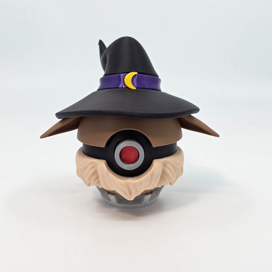 Eevee Witch Poke Ball – Custom Themed 3D Printed Model | Durable PLA Display