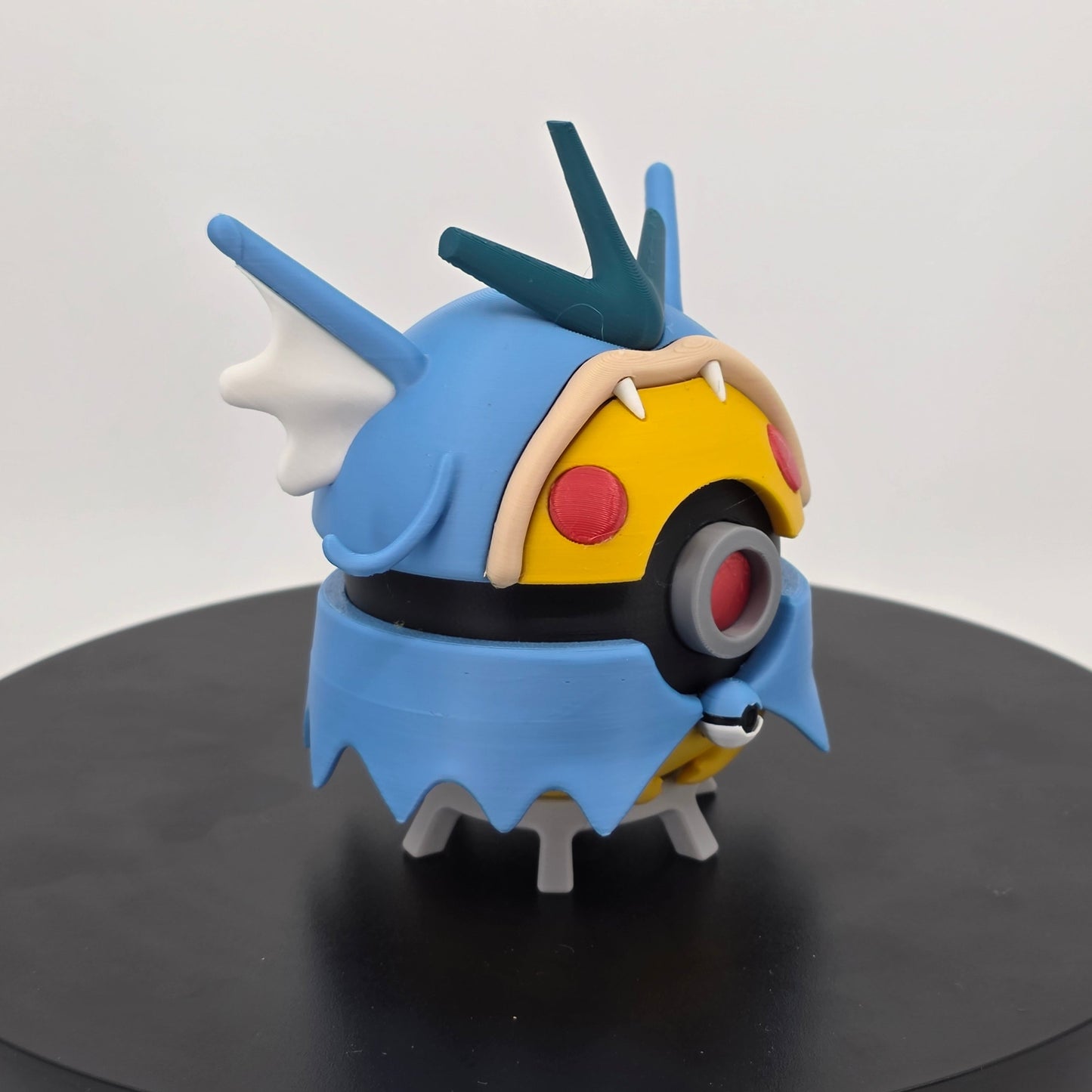 Pikachu Poncho Gyarados Poke Ball | 3D Printed Display Ball