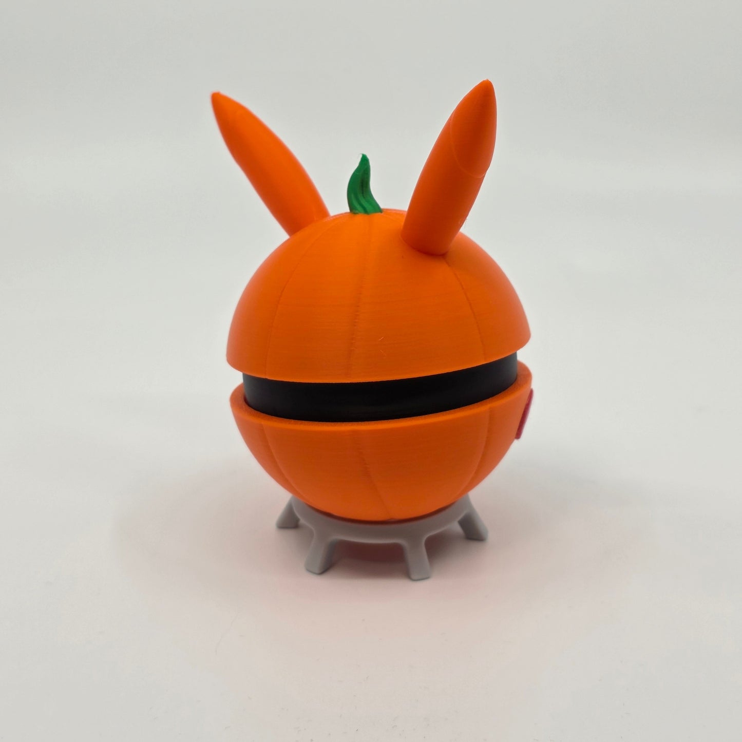 Pikachu Pumpkin Poke Ball | 3D Printed Display Ball