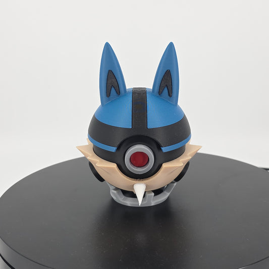 Lucario Pokeball | 3D Printed Poke Ball