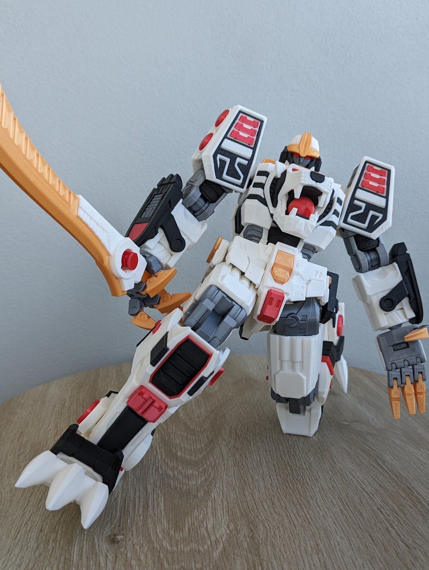 King Tiger (Tiger Zord) Articulated - 3D Print