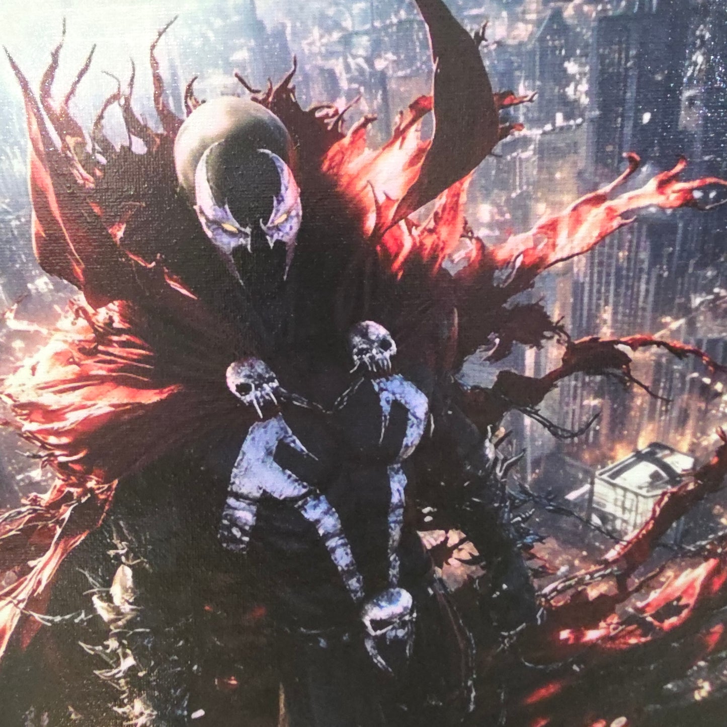 Spawn Dark City UV Printed Canvas Wall Art