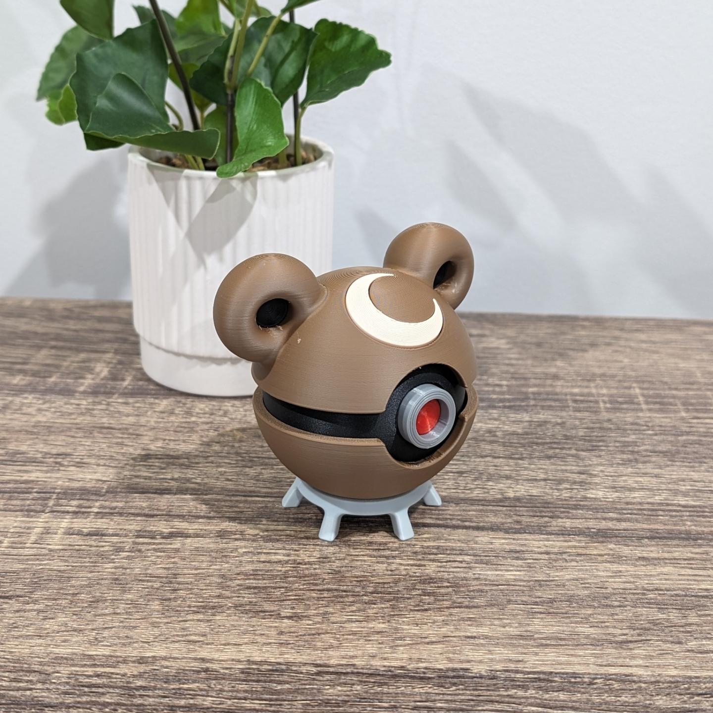 Teddiursa Themed Pokeball