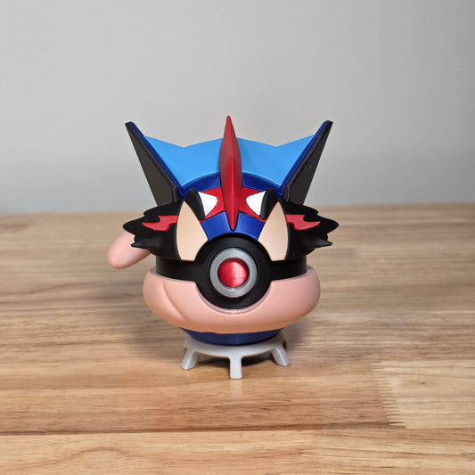 Greninja (Ash) Poke Ball | 3D Printed Display Ball