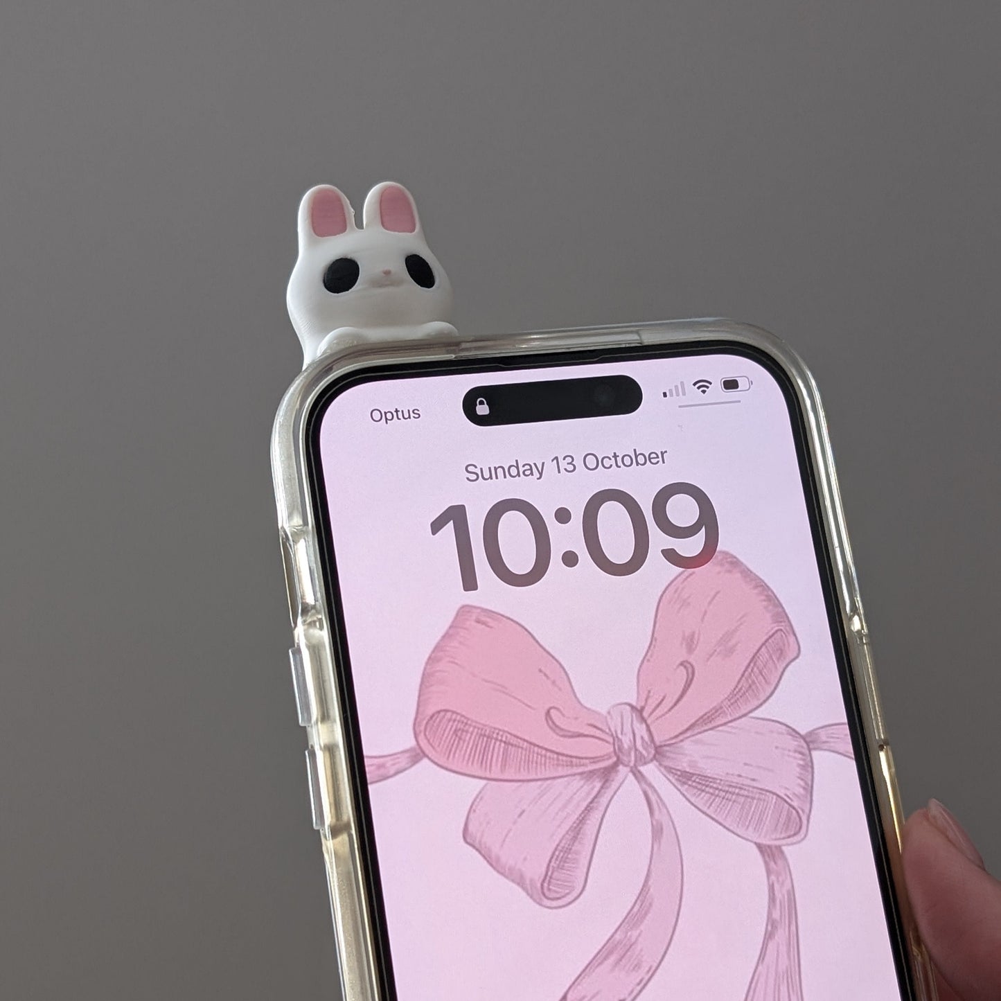 Bunny Phone Peeper