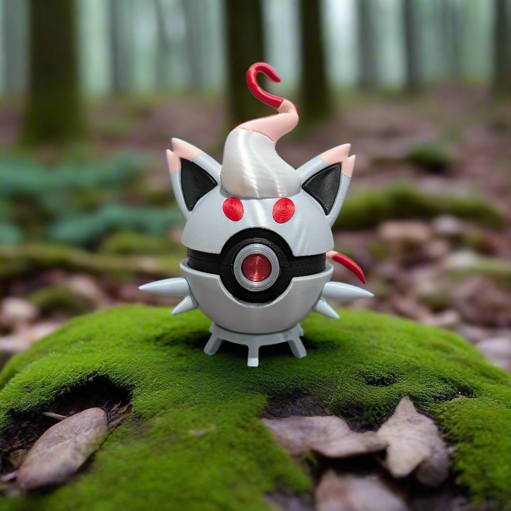 Zorua (Hisuian) Themed Pokeball