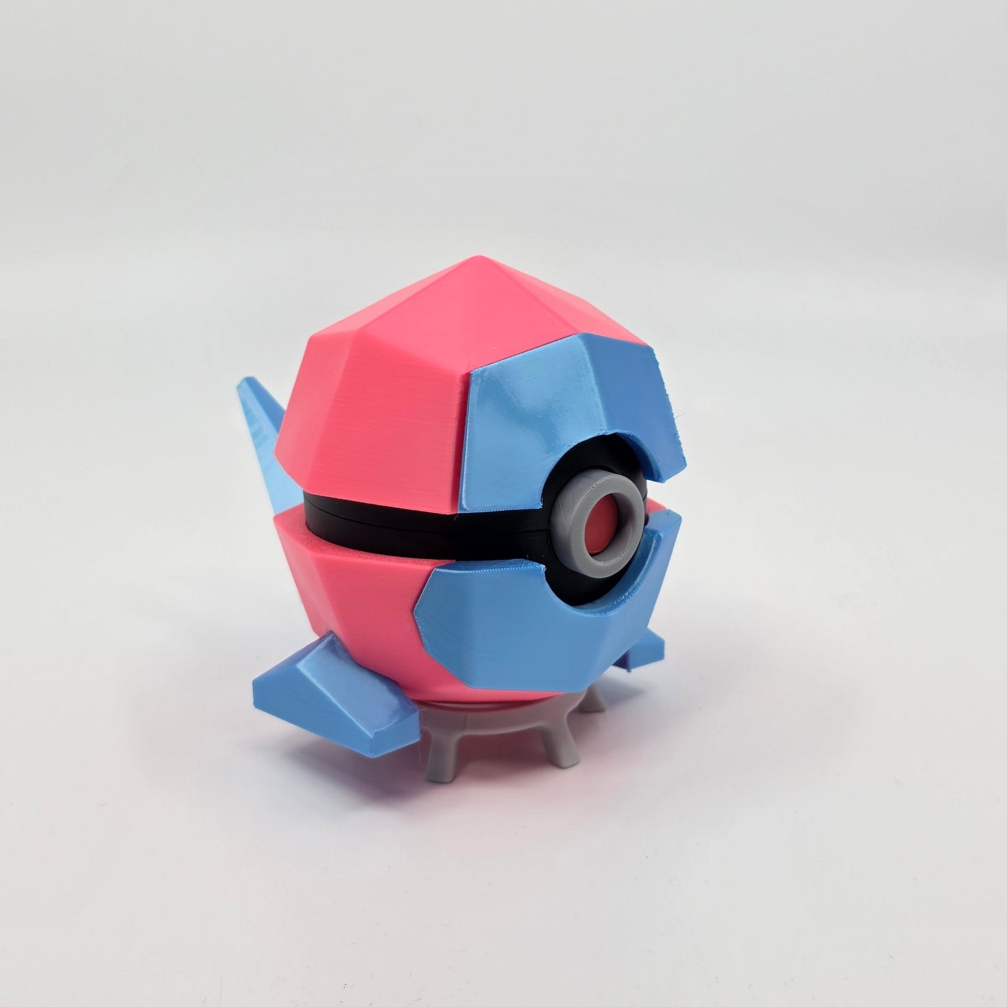 Porygon Poke Ball – Custom Themed 3D Printed Model | Durable PLA Display
