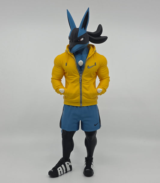 Lucario Urban Style | 3D Printed Statue