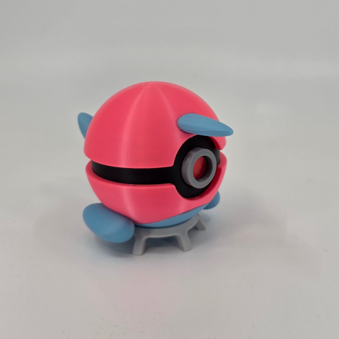 Porygon2 Poke Ball – Custom Themed 3D Printed Model | Durable PLA Display