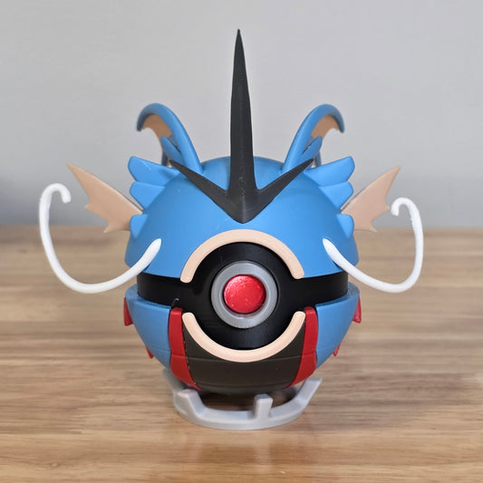 Gyarados (Mega) Poke Ball | 3D Printed Display Ball