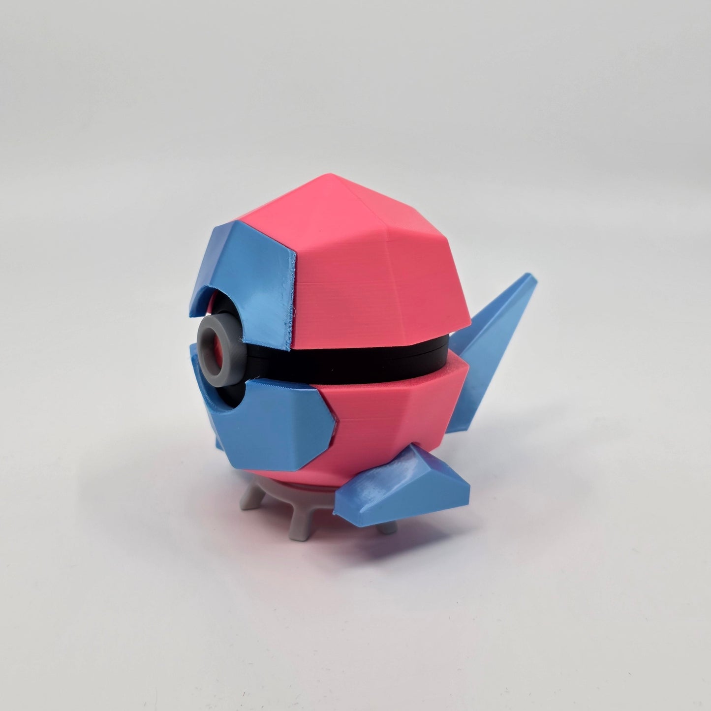 Porygon Poke Ball – Custom Themed 3D Printed Model | Durable PLA Display