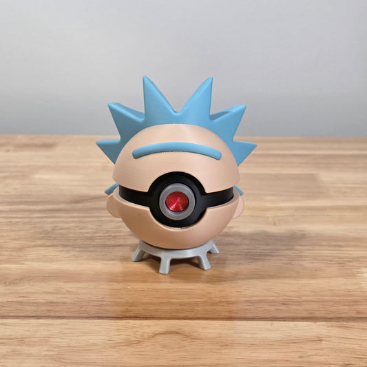 Rick Sanchez Themed Pokeball
