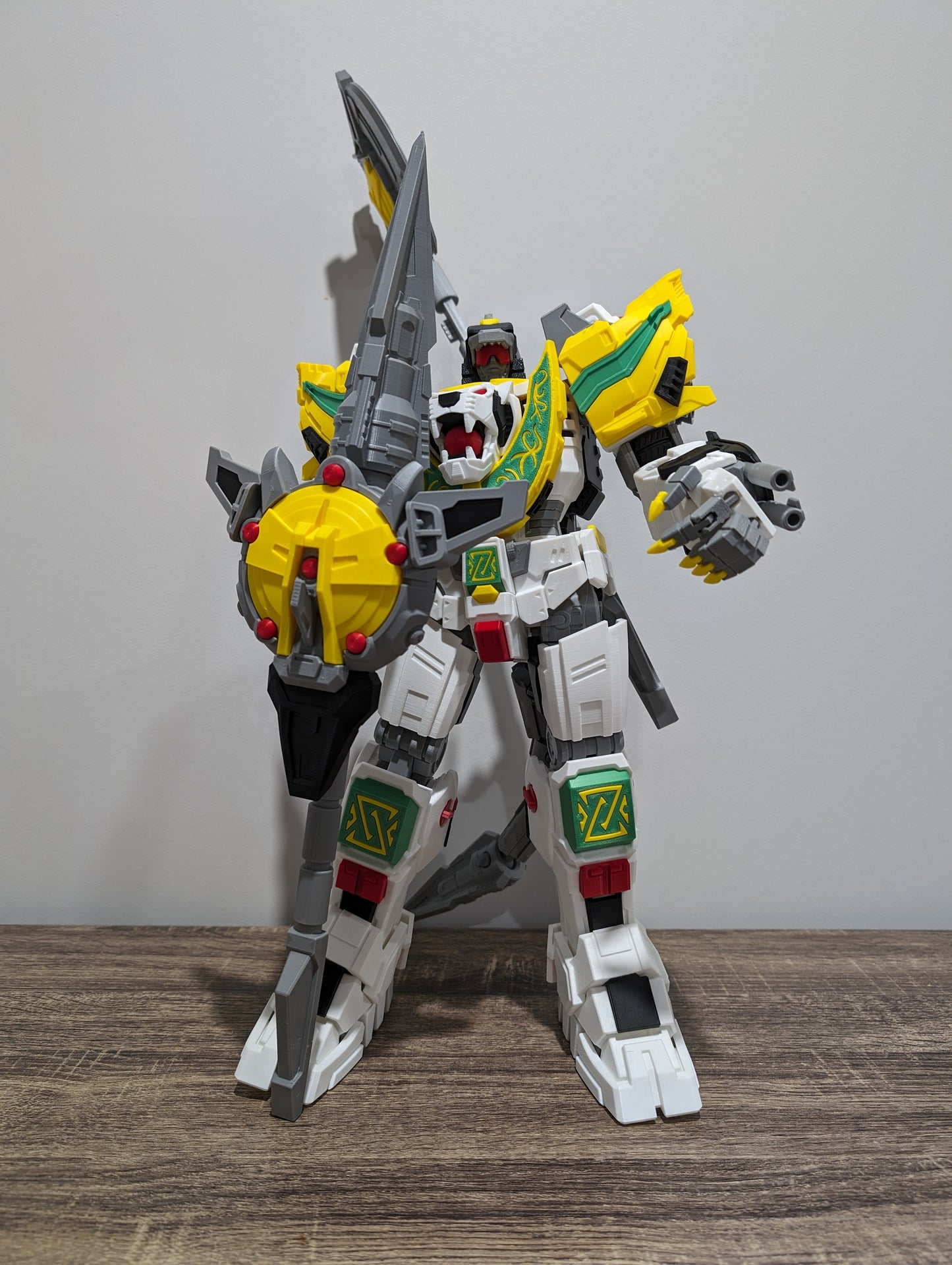 Guardian Angel (WhiteTiger-Falcon Zord) Articulated - 3D Print